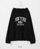 Rack Lettering Nylon String Hoodie