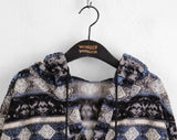 [MADE] Wilson Winter Nordic Pattern Drop Loose Fit Hooded Fleece