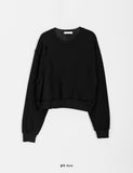 Tindos Slit Cropped Sweatshirt