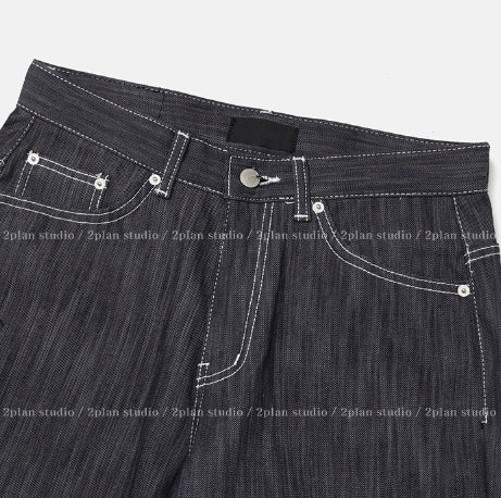 【2plan】Slay Wide Denim 2plan (ツープラン) - スレイワイドデニム / Slay Wide Denim