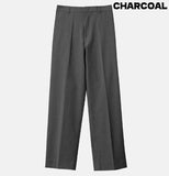 Elin semi wide slit slacks
