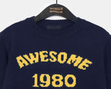 Tand 1980 Layered Cropped Short-Sleeved Knitwear