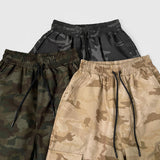 Dancer Like Camo Two-Way Military Jogger Wide Pants