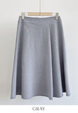 Rihelle Unbalanced Flare Midi Skirt