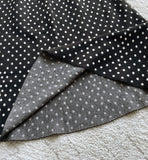 Lua Dot Knit Banding Flare Skirt