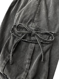 Earop Pigment Cargo Wide Pants