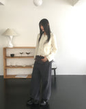 [Brushed Lining] Shover Leopard Chiffon Layered Tiered Jogger Pants