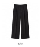 Port One Tuck Bio Cotton Slacks