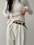 [20mm] Suede Mini Western Slim Belt