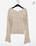 [Mohair Wool] Jining Slim Fit Mohair Wool Inner Long Sleeve Knit