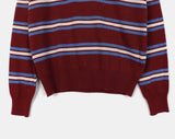 [Wool 20] Rican Stripe Wool Round Knitwear