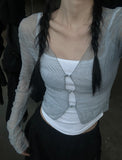 Ruben See-through Cardigan