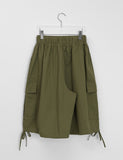 [unisex] Gemd Banding Balloon Bermuda Cargo Pants