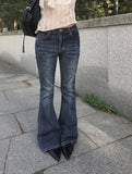 Merlin Washing Denim Bootcut Pants