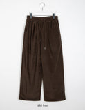 [unisex] Holf banding fleece string wide pants