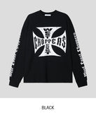 Coast Waffle Cross Lettering Long Sleeve