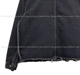 Crying western crop denim jacket