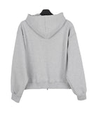 Nesso Rivet Brushed Hood Zip-Up