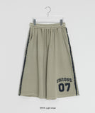 [unisex] Sdelli Track Pigment Banding Bermuda Pants