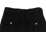 Buo Diagonal Cargo Pocket Cotton Bootcut Pants