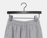 Nadine Studded Banding Strap Wide-Fit Training Long Pants