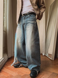 Doha Cat Balloon Denim Pants