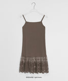 Kunity Lace Layered Sleeveless One Piece