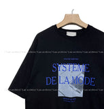 System Printing Over Short Sleeve Tee
