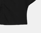 Klim Dot String Off-Shoulder Shirring Short Sleeve T-Shirt