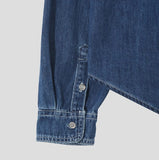 Kor Western Denim Crop Shirt