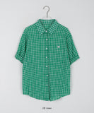 Ronisha Color Roll-Up Check Shirt