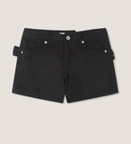 Kine Eyelet Belted Shorts