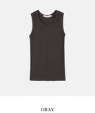 [1+1] basic muscle fit ribbed tank top