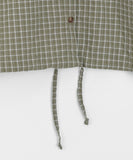 Ponno Check Round Collar Blouse