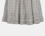 Kissing Stripe Midi Skirt