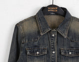 [MADE] Cohel Vintage Washing Slim Fit Denim Shirt
