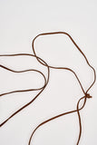 leather leaf necklace