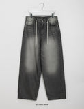 Yomiro String Washing Denim Pants