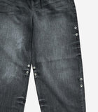 Snap Over Denim Pants