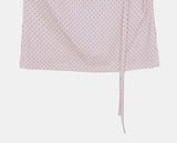 Melving Dot One Off-Shoulder Strap Short Sleeve T-Shirt