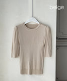 Nien Ribbed Round Knit