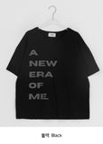 Noia Lettering Loose Fit Short Sleeve Tee