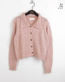 Sente Vintage Punching Flower Knit Cardigan