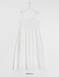 Gelute Check Sleeveless Long One Piece