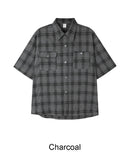 Labia pocket check shirt