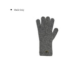 Levon Angora Glove Fingerhole Knit Gloves