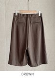 Angel Linen Pintuck Banding Half Slacks