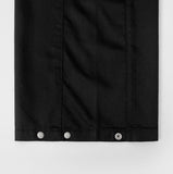 Summer Tencel Cooling Hem Snap Tick Long Wide Cotton Pants