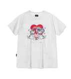 Cherry Bestie Crop Short Sleeve Tee