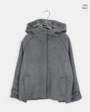 [MADE] Emo High Neck Midi Hooded Coat